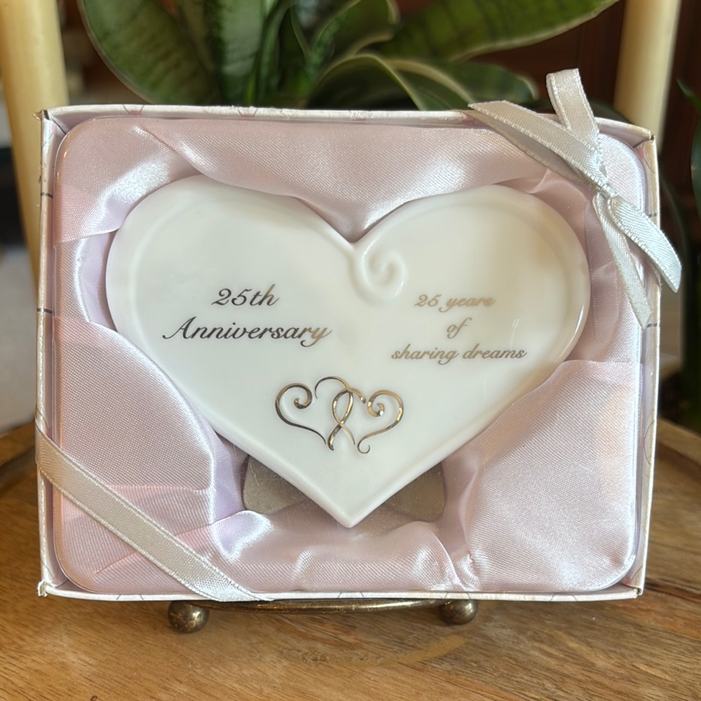 Russ White Lace and Promises Plaque with Silver Accents